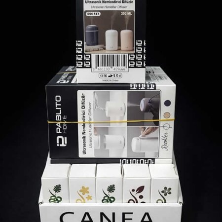 Usb Şarjlı Işıklı Buhar Cihazı